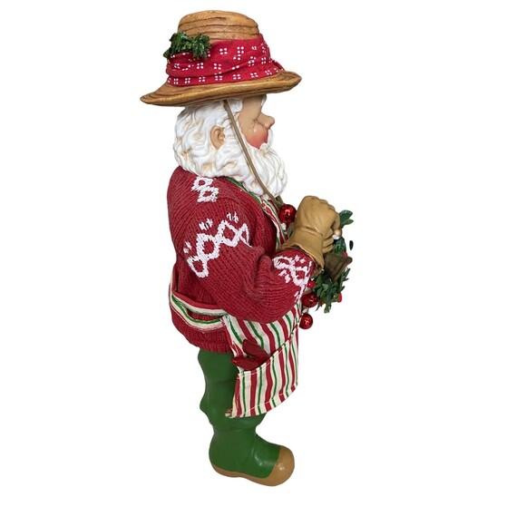 2000 Clothique Possible Dreams  American Artist Collection Gardening Santa 11” - Picture 4 of 10